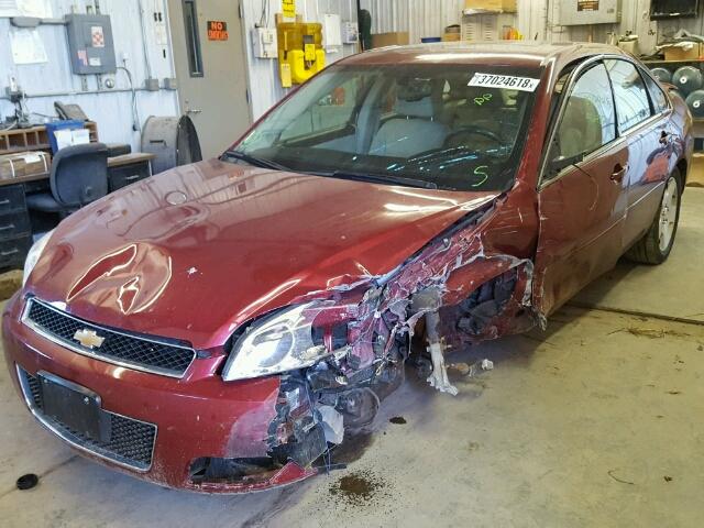 2G1WD58C189165656 - 2008 CHEVROLET IMPALA SUP 栗色 照片 2