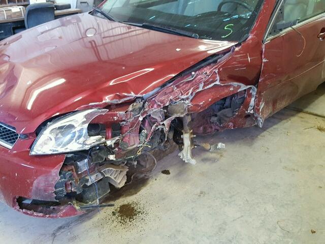 2G1WD58C189165656 - 2008 CHEVROLET IMPALA SUP 栗色 照片 9