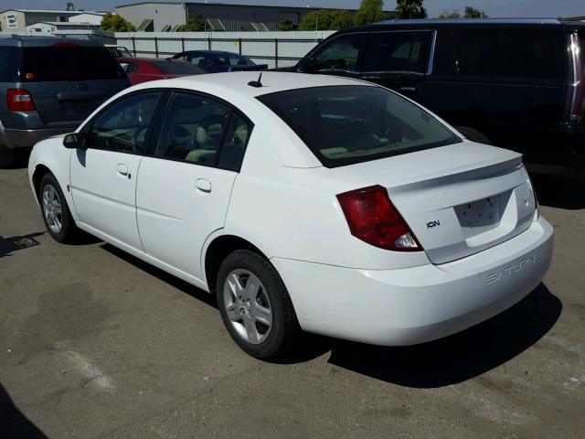 1G8AJ55F76Z209083 - 2006 SATURN ION LEVEL WHITE photo 3