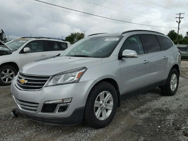 1GNKVHKD4EJ306667 - 2014 CHEVROLET TRAVERSE L SILVER photo 2