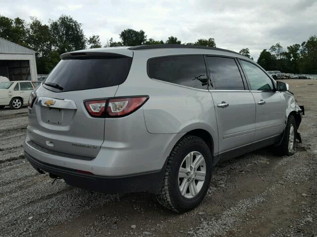 1GNKVHKD4EJ306667 - 2014 CHEVROLET TRAVERSE L SILVER photo 4