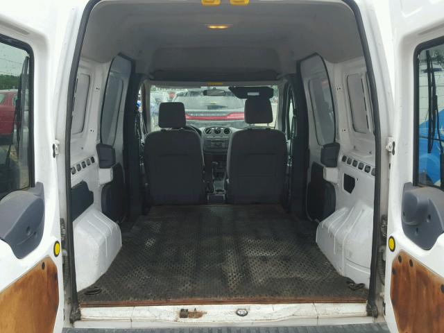 NM0LS7DN9BT044521 - 2011 FORD TRANSIT CO WHITE photo 9