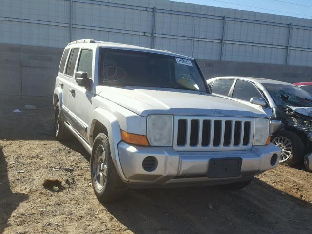 1J8HH48KX6C174361 - 2006 JEEP COMMANDER SILVER photo 1