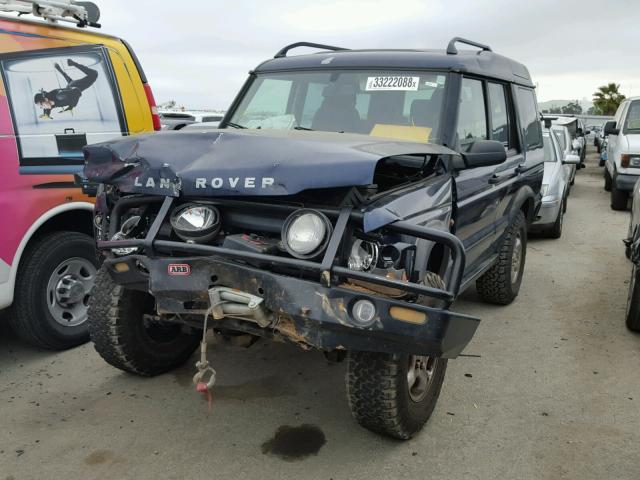 SALTY164X3A798231 - 2003 LAND ROVER DISCOVERY BLUE photo 2