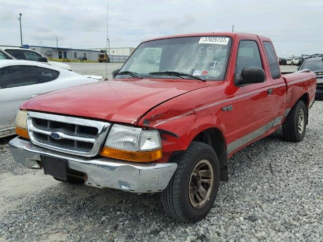 1FTYR14X3XTA33699 - 1999 FORD RANGER SUP RED photo 2