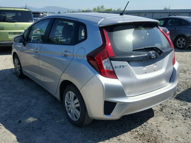 JHMGK5H55GX027216 - 2016 HONDA FIT LX SILVER photo 3