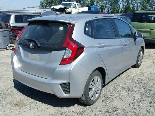 JHMGK5H55GX027216 - 2016 HONDA FIT LX SILVER photo 4