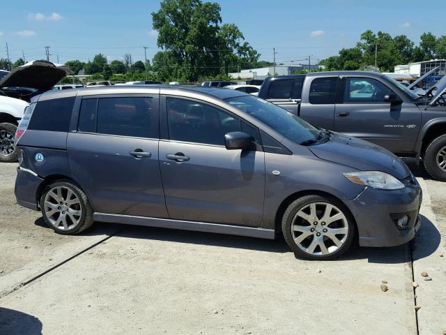 JM1CR293X70138179 - 2007 MAZDA 5 GRAY photo 9