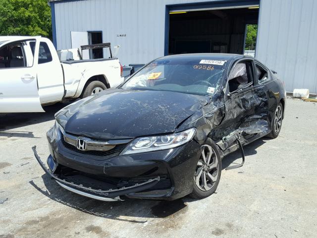 1HGCT1B35GA012586 - 2016 HONDA ACCORD LX- BLACK photo 2