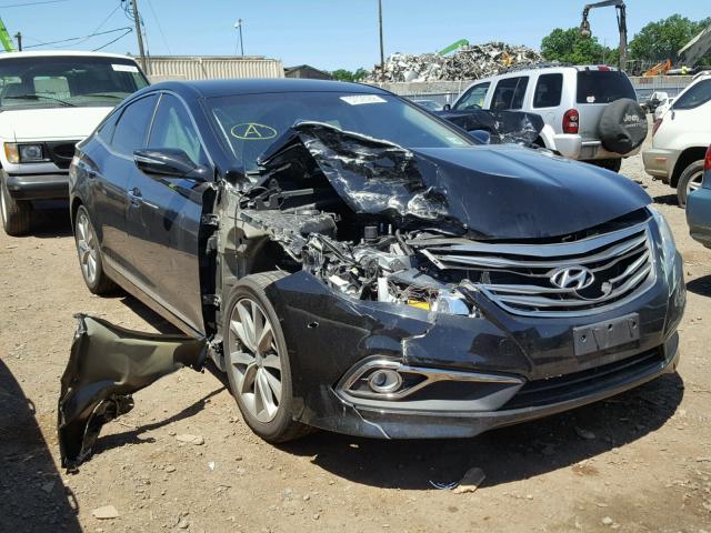 KMHFG4JG0HA579145 - 2017 HYUNDAI AZERA BLACK photo 1