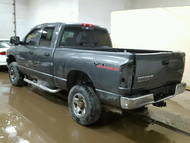 3D7KU28C94G194140 - 2004 DODGE RAM 2500 Q GRAY photo 3