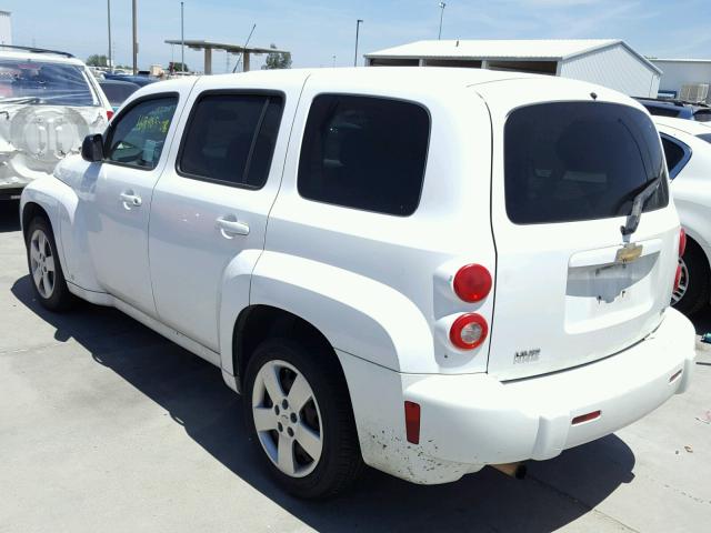 3GNDA13D68S540113 - 2008 CHEVROLET HHR LS WHITE photo 3