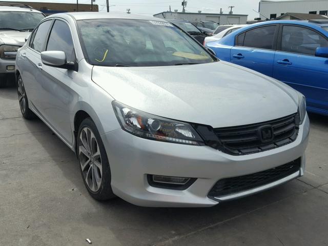 1HGCR2F57DA244988 - 2013 HONDA ACCORD SPO SILVER photo 1