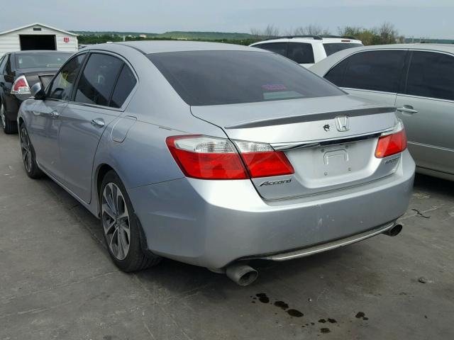 1HGCR2F57DA244988 - 2013 HONDA ACCORD SPO SILVER photo 3