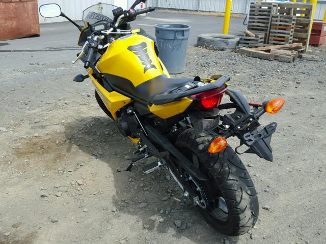 JYARJ18E79A004236 - 2009 YAMAHA FZ6 R YELLOW photo 3