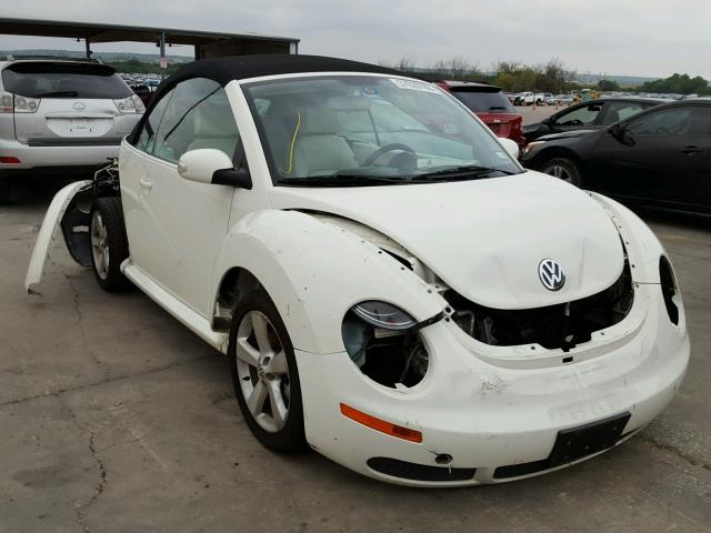 3VWFF31Y17M421809 - 2007 VOLKSWAGEN NEW BEETLE WHITE photo 1