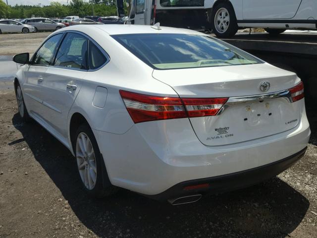 4T1BK1EB6FU170170 - 2015 TOYOTA AVALON XLE WHITE photo 3