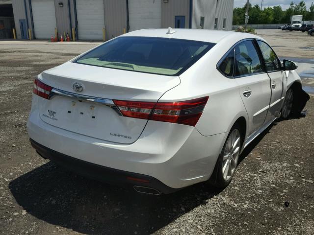 4T1BK1EB6FU170170 - 2015 TOYOTA AVALON XLE WHITE photo 4