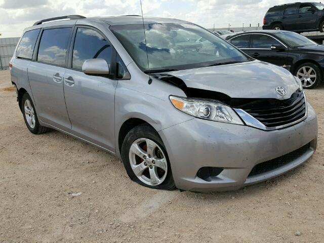 5TDKK3DC6CS274684 - 2012 TOYOTA SIENNA LE GRAY photo 1