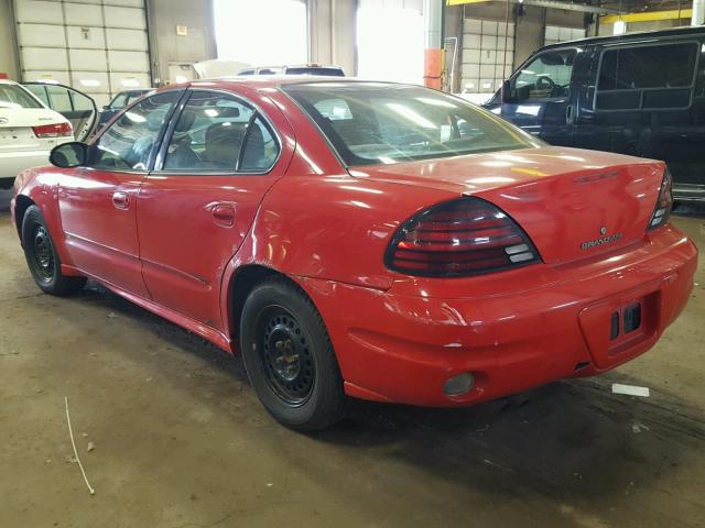1G2NF52F53C261280 - 2003 PONTIAC GRAND AM S Qırmızı foto 3