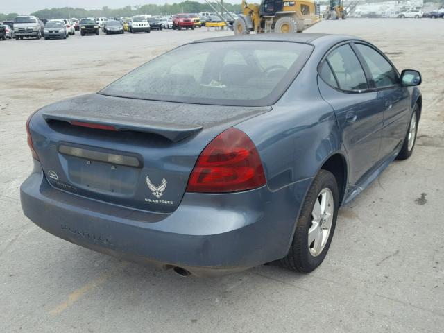2G2WP552261153056 - 2006 PONTIAC GRAND PRIX Dəniz mavisi foto 4