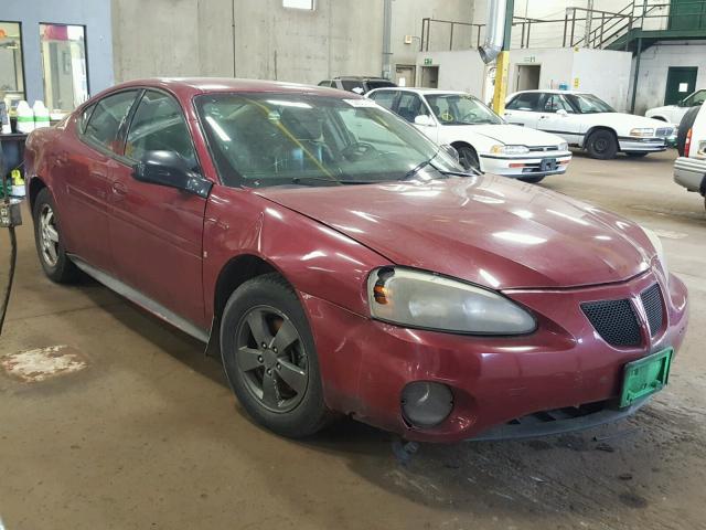 2G2WP552061219345 - 2006 PONTIAC GRAND PRIX RED photo 1
