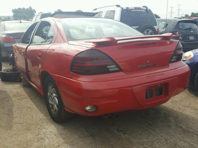 1G2NF52E13C173642 - 2003 PONTIAC GRAND AM S წითელი ფოტო 3