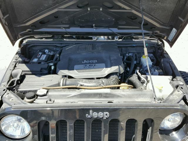 1C4AJWAG4CL121889 - 2012 JEEP WRANGLER S BLACK photo 7