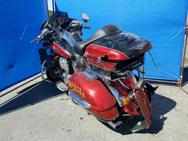 JKBVNRB14AA000652 - 2010 KAWASAKI VN1700 B RED photo 3