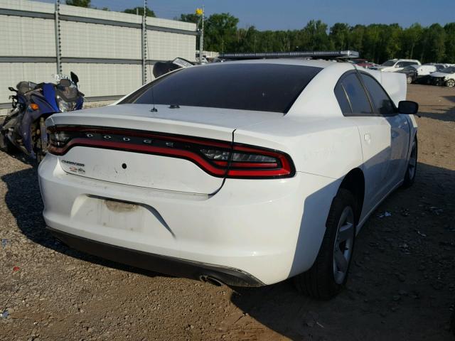 2C3CDXAT9HH569668 - 2017 DODGE CHARGER PO WHITE photo 4