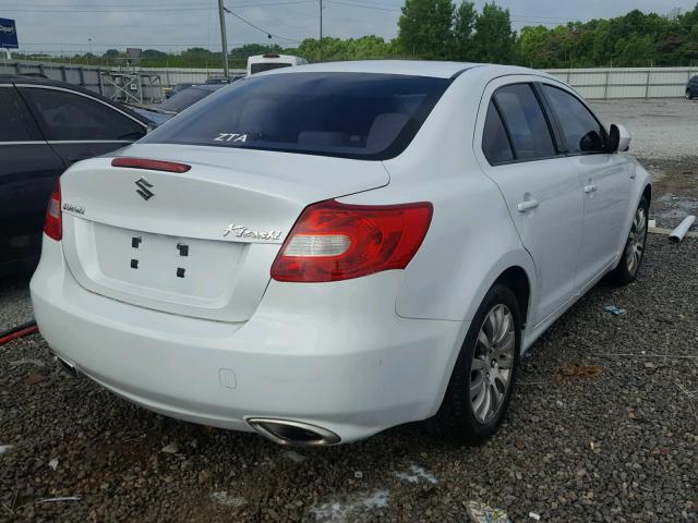 JS2RE9A33D6100348 - 2013 SUZUKI KIZASHI SE WHITE photo 4