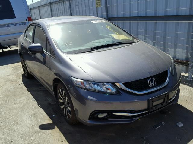 19XFB2F99EE221486 - 2014 HONDA CIVIC EXL 灰色 照片 1
