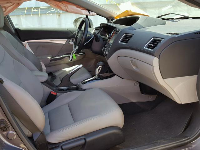 19XFB2F99EE221486 - 2014 HONDA CIVIC EXL 灰色 照片 5