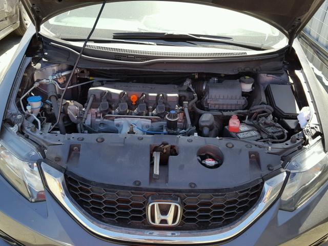 19XFB2F99EE221486 - 2014 HONDA CIVIC EXL 灰色 照片 7