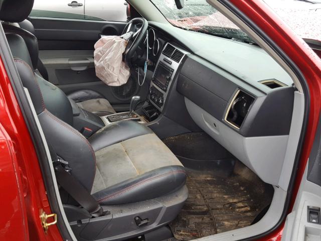 2B3KA73W96H338078 - 2006 DODGE CHARGER SR RED photo 5