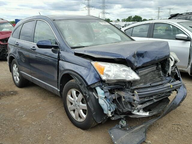 JHLRE48798C059269 - 2008 HONDA CR-V EXL BLUE photo 1