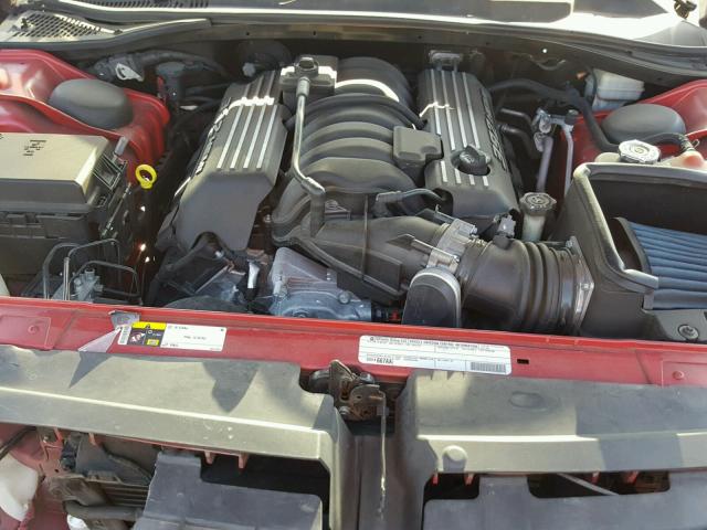 2C3CDYCJ0CH280222 - 2012 DODGE CHALLENGER RED photo 7