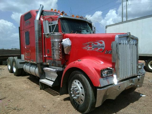 1XKWD69X5YR849571 - 2000 KENWORTH CONSTRUCTI RED photo 1