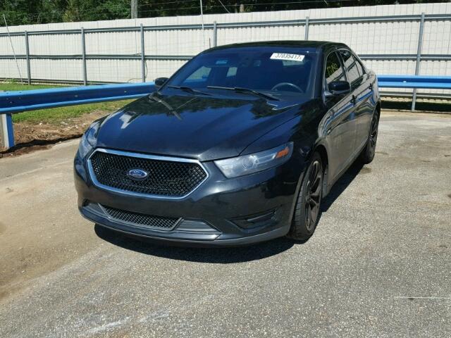 1FAHP2KT5EG126781 - 2014 FORD TAURUS SHO BLACK photo 2