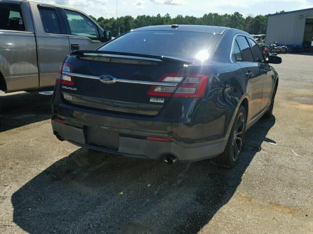 1FAHP2KT5EG126781 - 2014 FORD TAURUS SHO BLACK photo 4