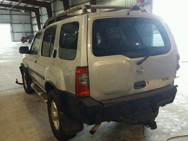 5N1ED28TX2C566961 - 2002 NISSAN XTERRA XE SILVER photo 3