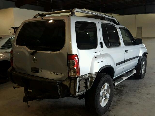 5N1ED28TX2C566961 - 2002 NISSAN XTERRA XE SILVER photo 4