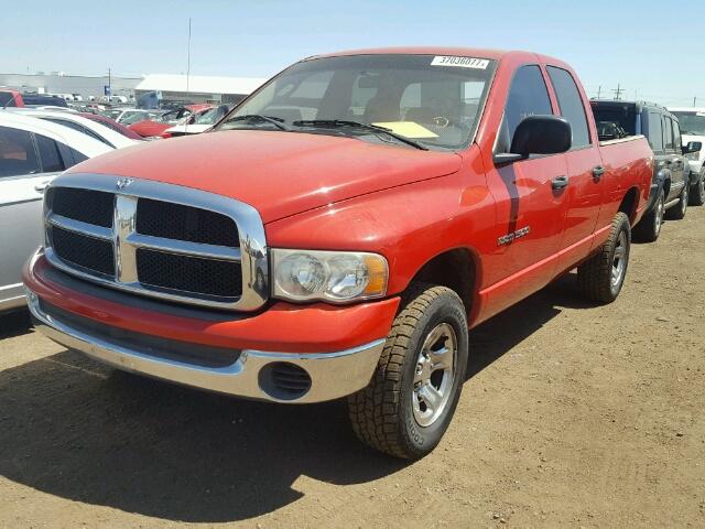 1D7HU18N15S258364 - 2005 DODGE RAM 1500 Q RED photo 2