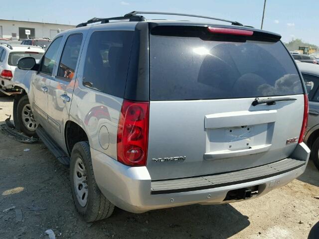 1GKS2CE0XDR200435 - 2013 GMC YUKON SLT SILVER photo 3