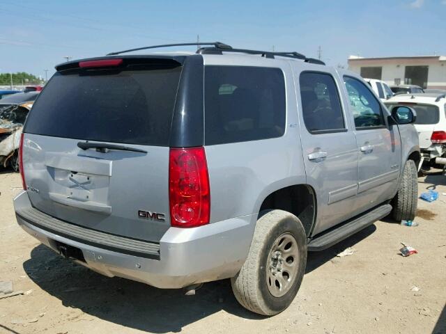 1GKS2CE0XDR200435 - 2013 GMC YUKON SLT SILVER photo 4