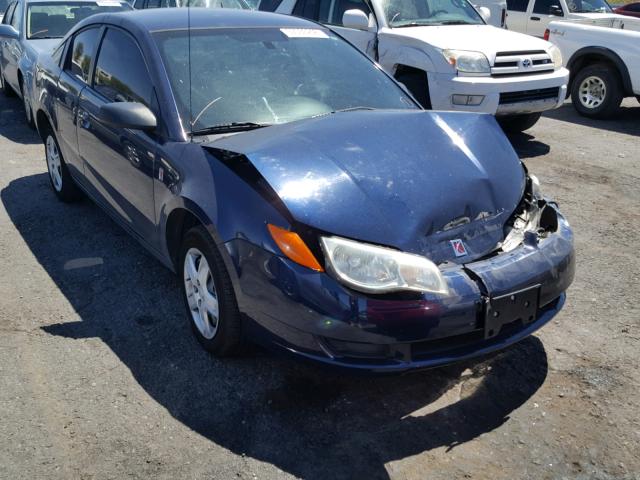 1G8AN15F57Z169472 - 2007 SATURN ION LEVEL BLUE photo 1