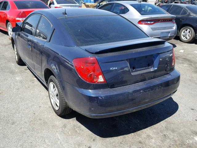 1G8AN15F57Z169472 - 2007 SATURN ION LEVEL BLUE photo 3