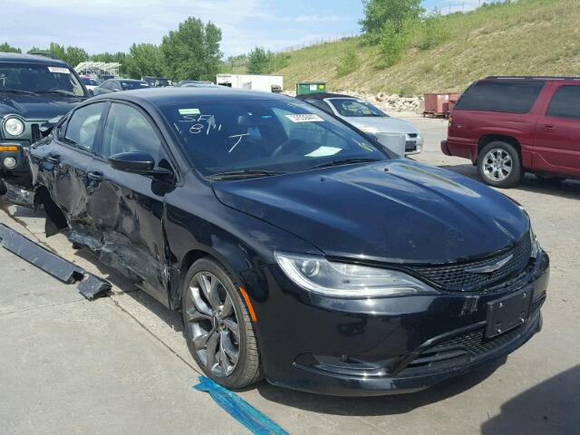 1C3CCCBB1GN142539 - 2016 CHRYSLER 200 S BLACK photo 1