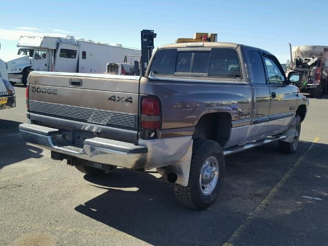 3B7KF23611G181139 - 2001 DODGE RAM 2500 BROWN photo 4