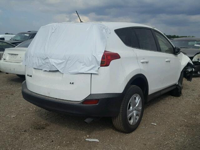 JTMZFREVXFJ049238 - 2015 TOYOTA RAV4 LE WHITE photo 4